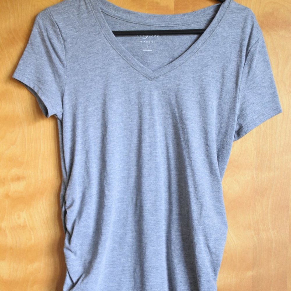 Grey Maternity Shirt